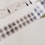 Yeoncharm Washi Tape- Sketch Gingham