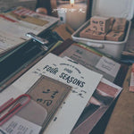 24 Solar Terms Cement Rubber Stamp Set