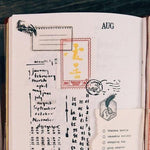 24 Solar Terms Cement Rubber Stamp Set