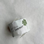 Summer Doodle Rubber Stamp - love and luck for you