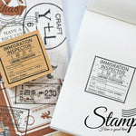 lihaopaper Love Travel Rubber Stamps Series