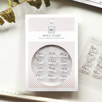 MU My Icon Clear Stamp Set - No. 01~04 (Calendar Series)