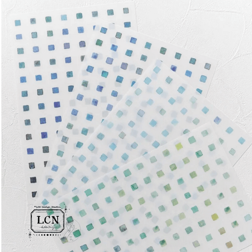 LCN Print-On Stickers - Colour Squares