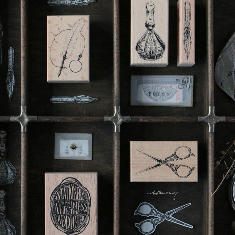 LCN Rubber Stamp Set - Stationery Stamp Vol.2