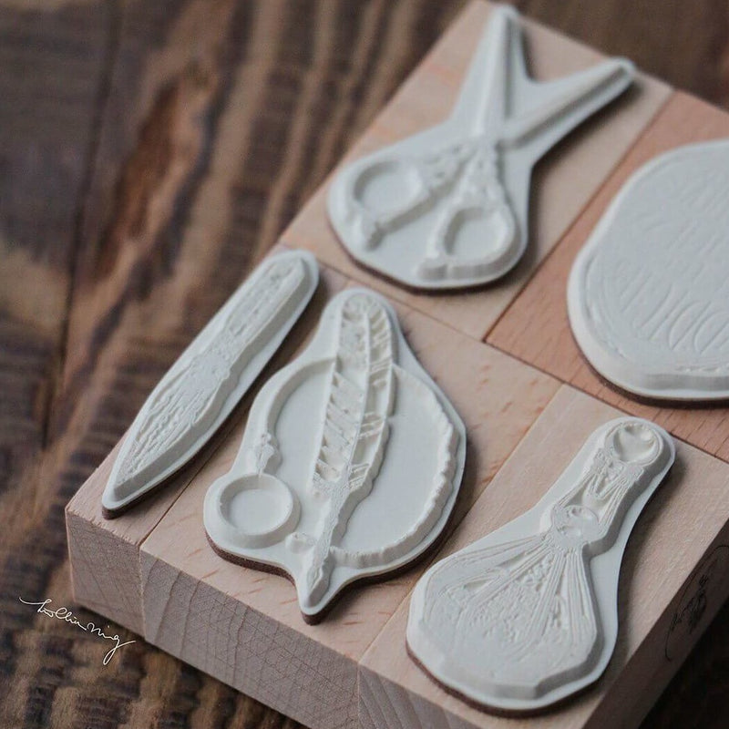 LCN Rubber Stamp Set - Stationery Stamp Vol.2