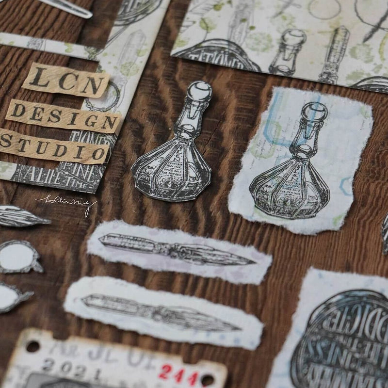 LCN Rubber Stamp Set - Stationery Stamp Vol.2