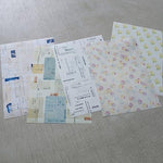 YOHAKU Washi Sticker Sheets - 003 autumn sky