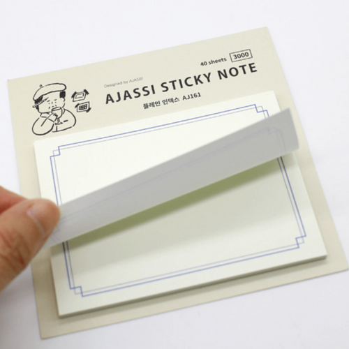 Ajassi Sticky Note - Plain Index