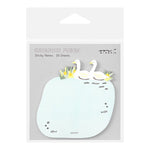 MD Die-Cut Sticky Notes - Swans
