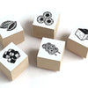 36 Sublo Pastry Shop Rubber Stamps