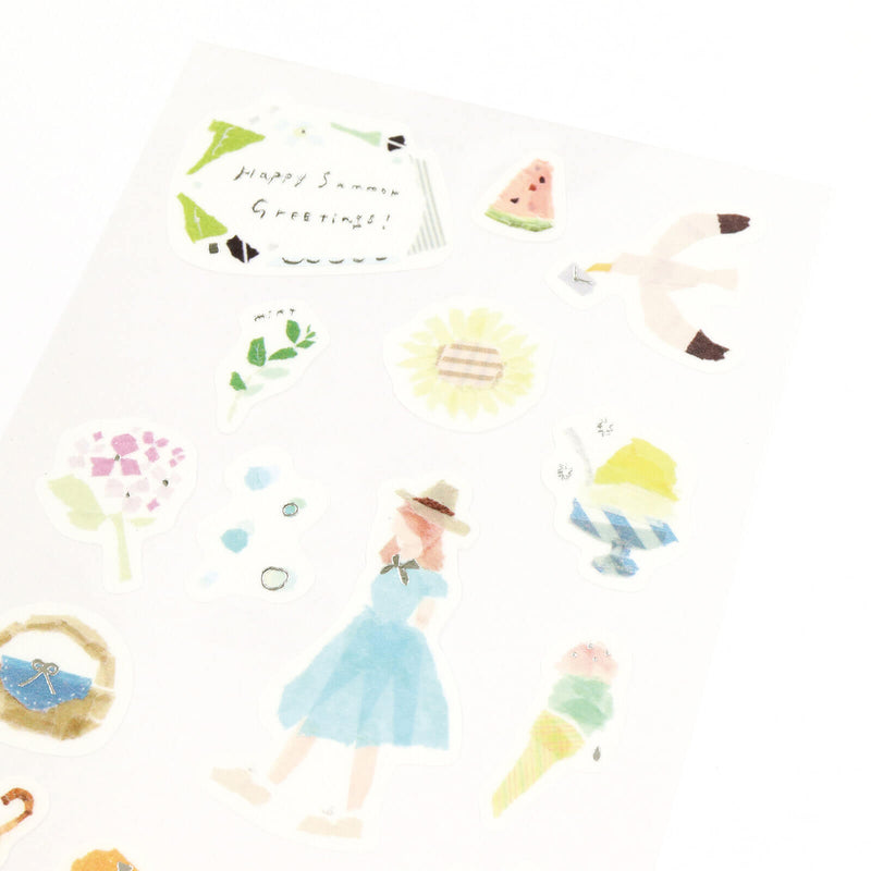 Miki Tamura [My Favorite] Washi Sticker - Summer