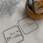 Summer Doodle Rubber Stamp - my Summer view