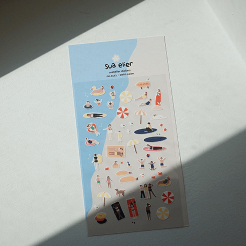 Suatelier Sticker - swim swim