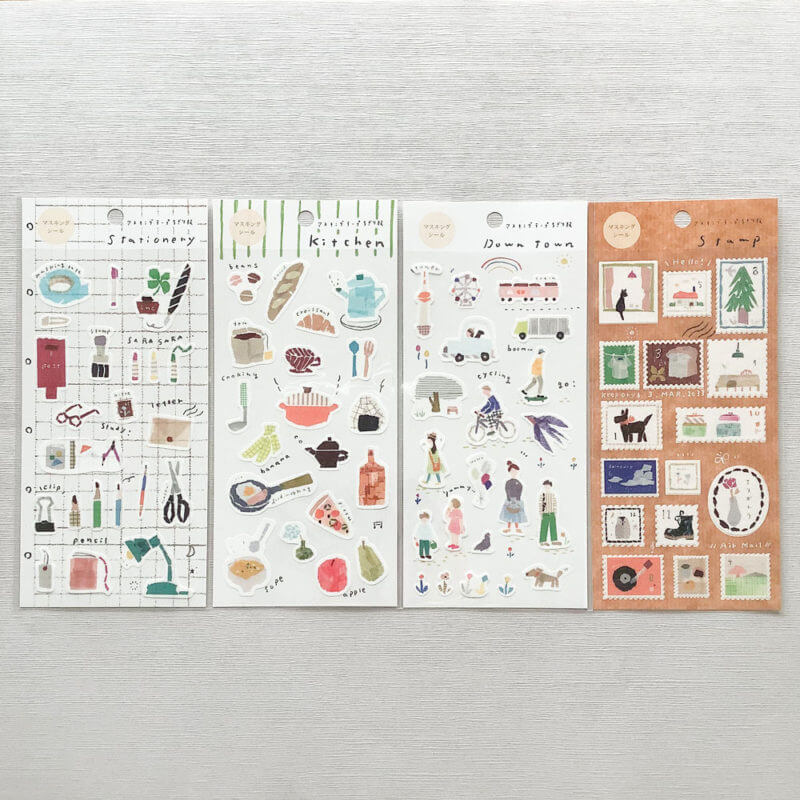 Miki Tamura [My Favorite] Washi Sticker - Down Town