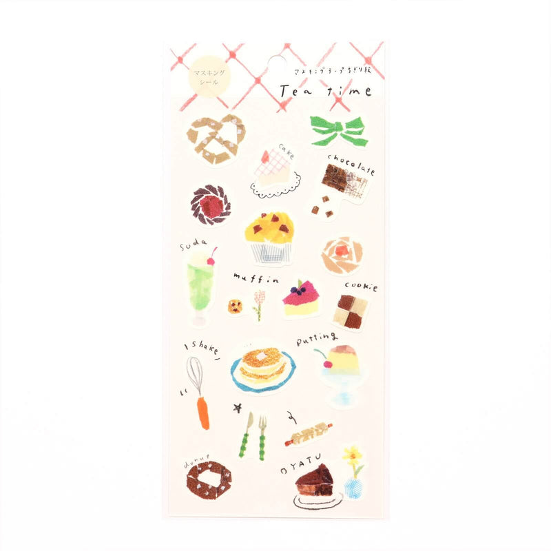 Miki Tamura [My Favorite] Washi Sticker - Tea Time