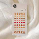 Suatelier Mini Sticker - Deco.04 (teddy bear & hearts)