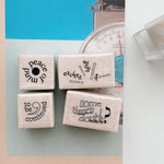 Thoughts in Silence Rubber Stamp