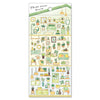 Three Story House Sticker - green