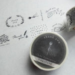 Oeda Letterpress Washi Tape - Thank You