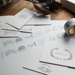 Oeda Letterpress Washi Tape - Thank You