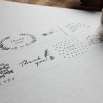 Oeda Letterpress Washi Tape - Thank You