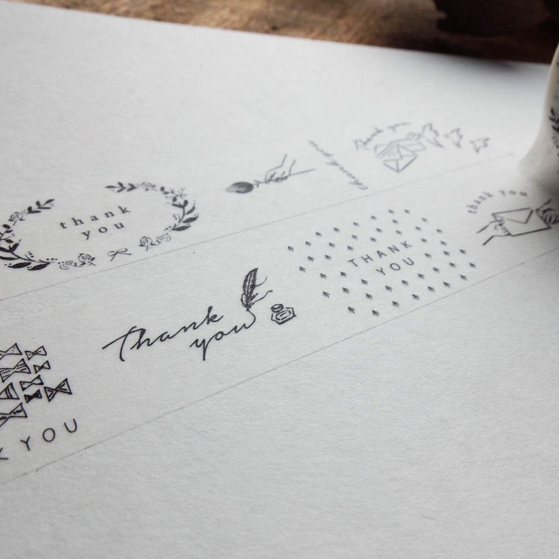 Oeda Letterpress Washi Tape - Thank You