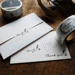 Oeda Letterpress Washi Tape - Thank You