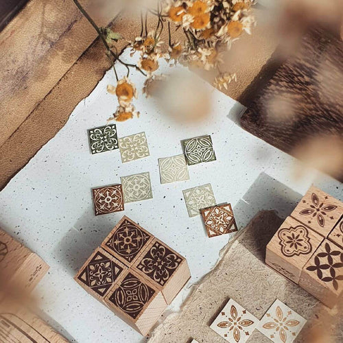 Nove Home Rubber Stamp Collection - Tiles