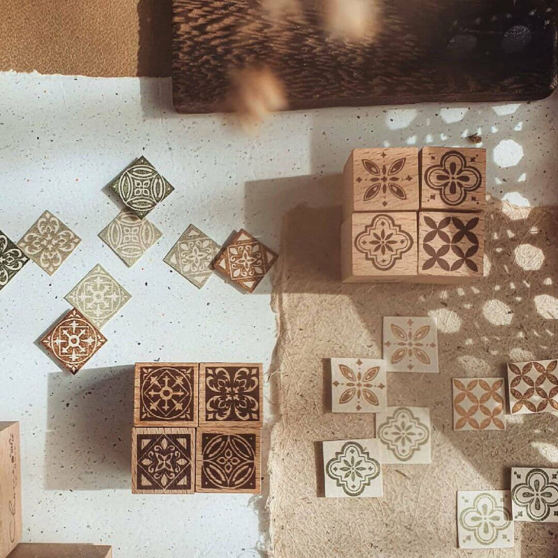 Nove Home Rubber Stamp Collection - Tiles