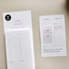 Suatelier Memo Sticky Notes - timetable