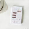 Suatelier Memo Sticky Notes - timetable