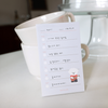 Suatelier Memo Sticky Notes - weekly plan