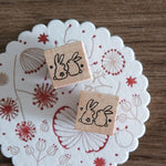 Year of the Rabbit (Together) Rubber Stamp