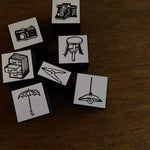 Kocka Rubber Stamp - Old Tools