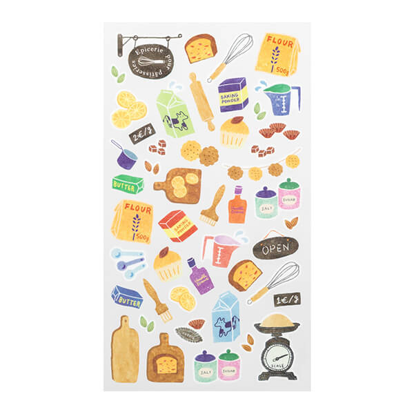 MD Washi Sticker Marché - Tools for Baking