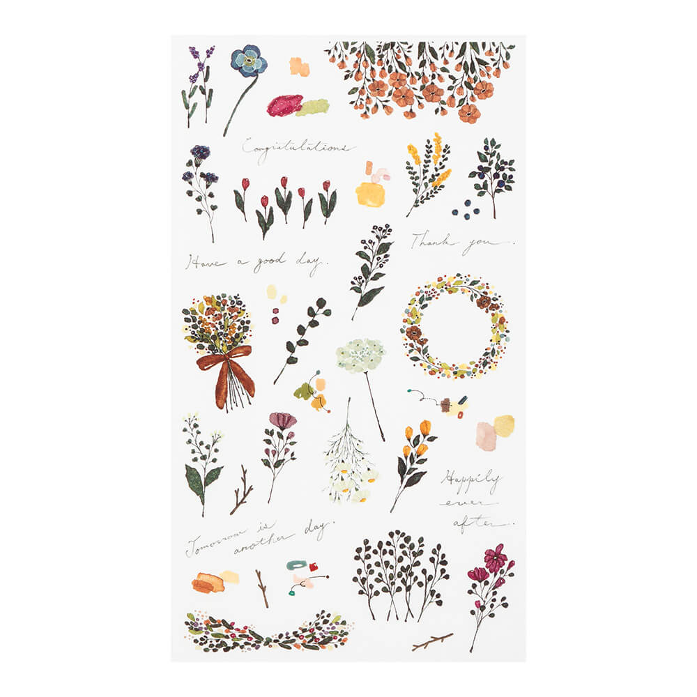 Flower Transfer Stickers MD Transfer Sticker - Motif Flower – Sumthings of Mine