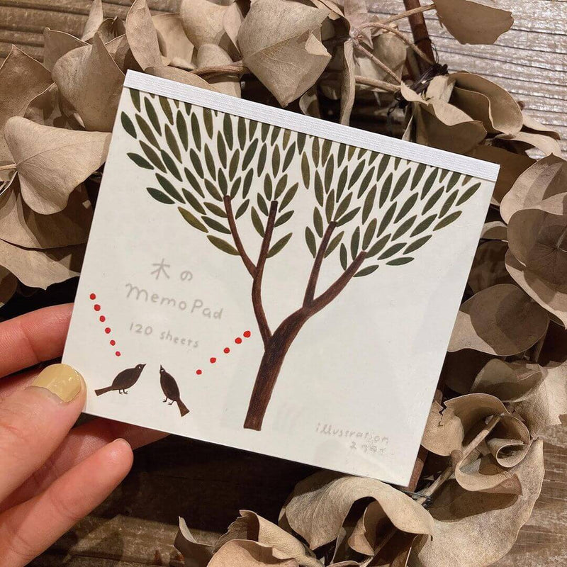 Necktie Memo Block - Tree