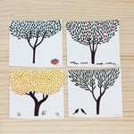 Necktie Memo Block - Tree