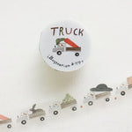 Necktie Clear Masking Tape - Truck