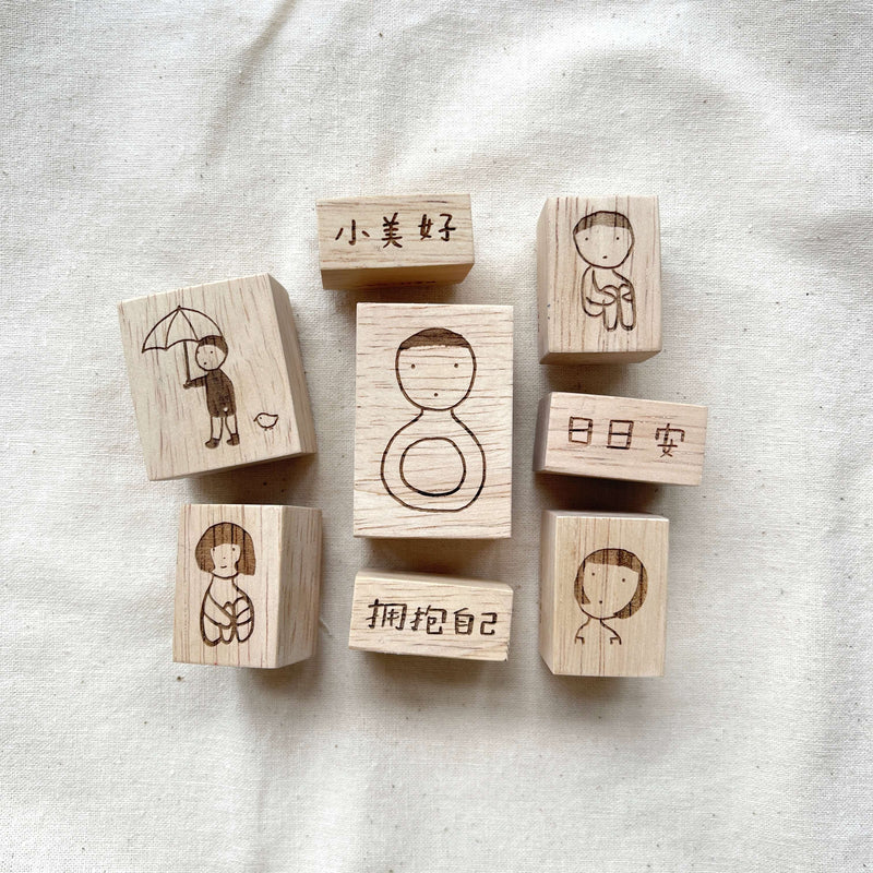 som studio x 紀展雄 (jizhanxiong) Rubber Stamp: Doodle Series