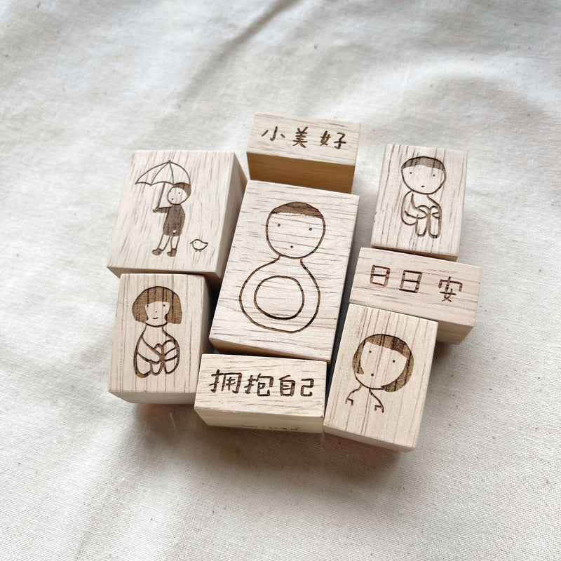 som studio x 紀展雄 (jizhanxiong) Rubber Stamp: Doodle Series