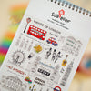 Suatelier Stickers - City Collection (China/ Moscow/ New York/ Paris/ London/ frankfurt am main/ Tokyo)