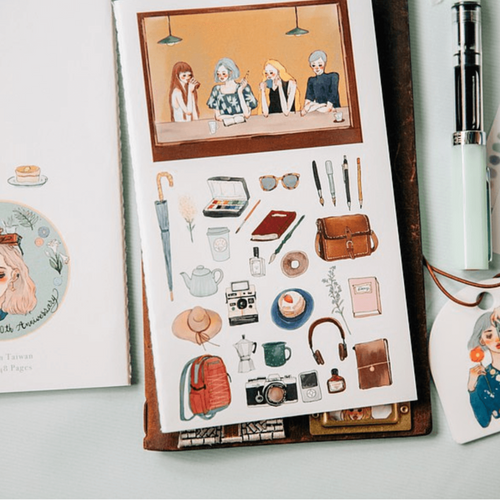 La Dolce Vita 10th Anniversary Notebook: Vintage Coffee Shop