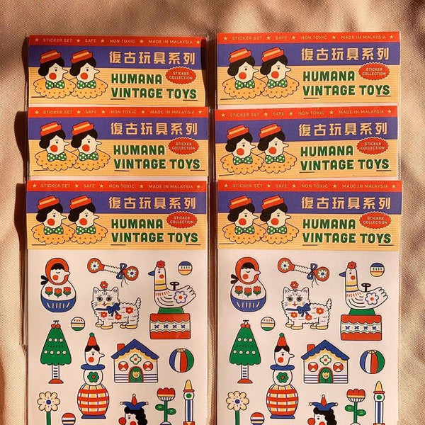 Humana Sticker Sheet - Vintage Toys – Sumthings of Mine