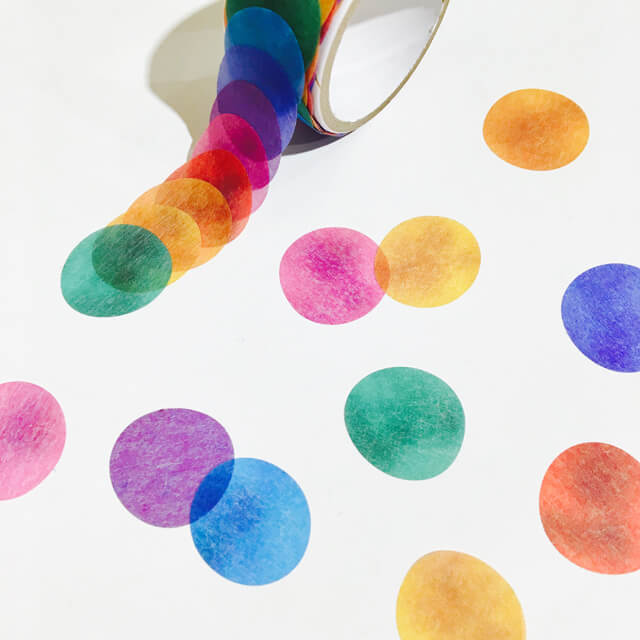 Colour Swatch Washi Sticker Rolls
