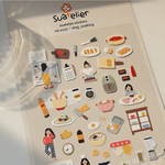 Suatelier Sticker - Vlog cooking