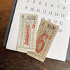 Vintage Ticket Set - Wake's Services (9pcs)