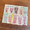 Vintage Ticket Set - Return Tickets (10pcs)