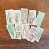 Vintage Ticket Set - Return Tickets (10pcs)