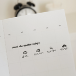 Suatelier Mini Sticker - Deco.05 (weather icons)